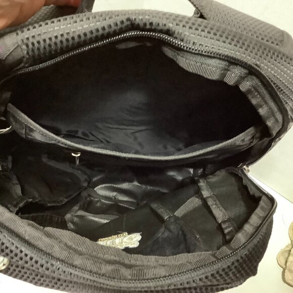 Oakley #92604 Backpack Black Labatt Blue Imported Embordered Front 18" x 12" - Picture 8 of 10